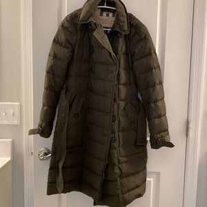 Burberry Brit coat , size S ,olive color